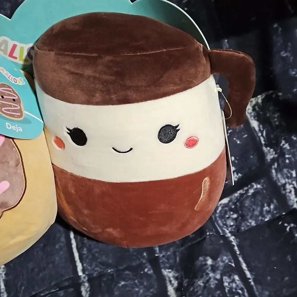 Squishmallows  🦊 Bundle! Deja & Aniela (Coffee & Donut)  8 inches